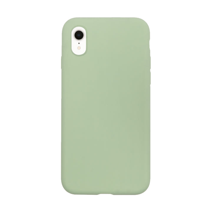 BMAX Liquid silicone case hoesje voor iPhone Xr - Spearmint/Mintgroen