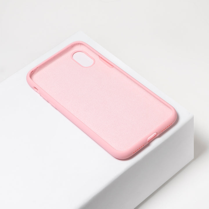 BMAX Liquid silicone case hoesje voor iPhone Xs Max - Pink/Lichtroze (2)