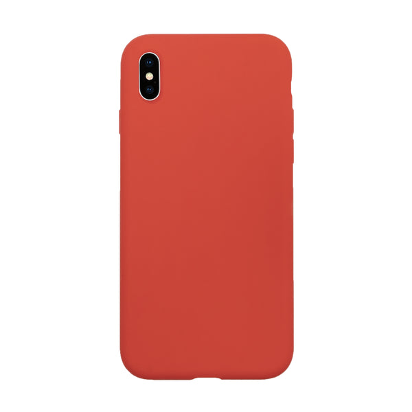 BMAX Liquid silicone case hoesje voor iPhone Xs Max - Red/Rood
