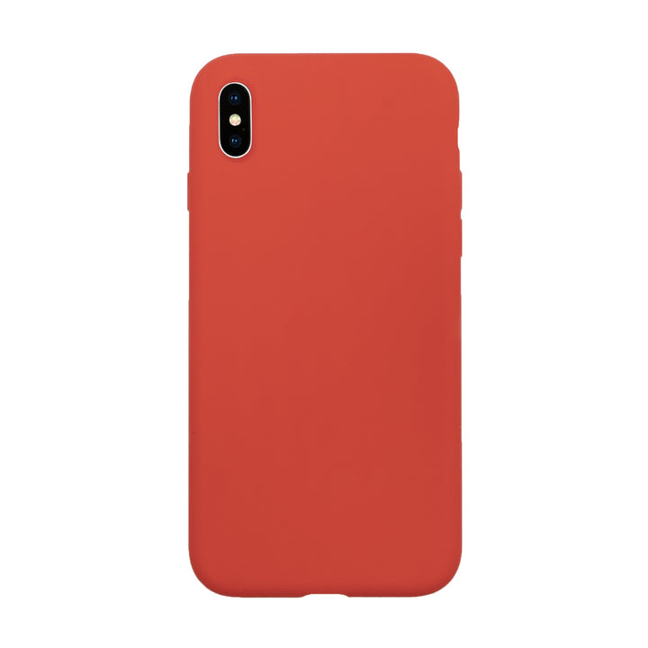 BMAX Liquid silicone case hoesje voor iPhone Xs Max - Red/Rood