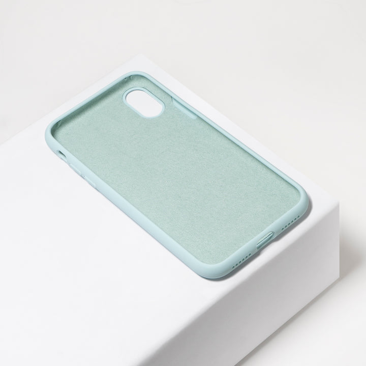 BMAX Liquid silicone case hoesje voor iPhone Xs Max - Sea Blue/Zeeblauw (2)