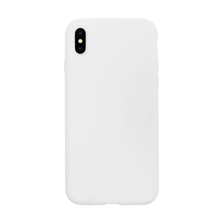 BMAX Liquid silicone case hoesje voor iPhone Xs Max - White/Wit