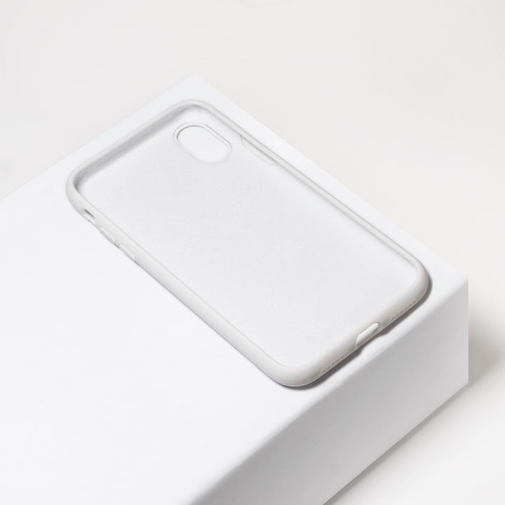 BMAX Liquid silicone case hoesje voor iPhone Xs Max - White/Wit (2)