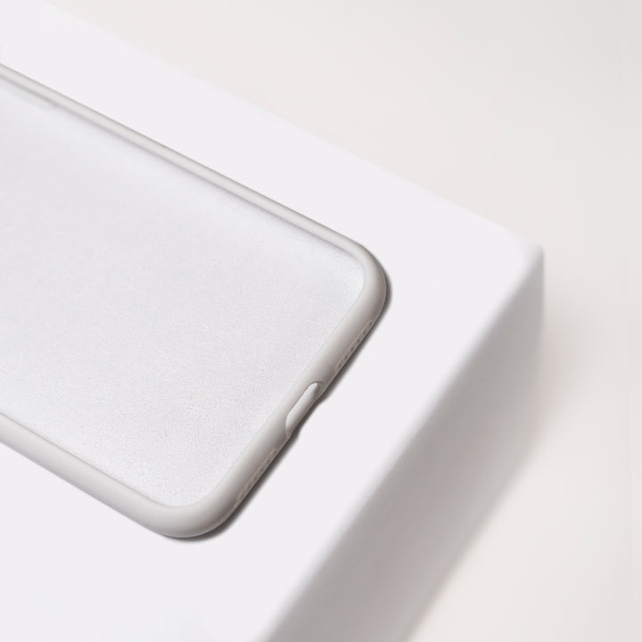 BMAX Liquid silicone case hoesje voor iPhone Xs Max - White/Wit (3)