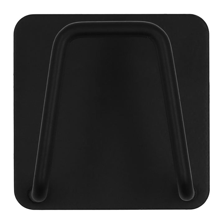 QUVIO Sponshouder - Wandmontage - RVS - Zwart (2)