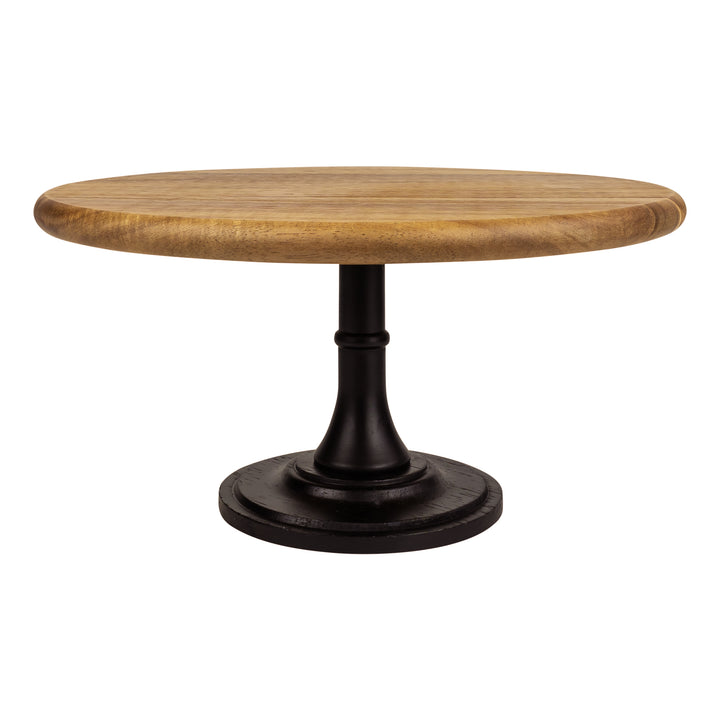 Krumble Taartplateau hout met zwarte poot - 29 x 15 cm (2)