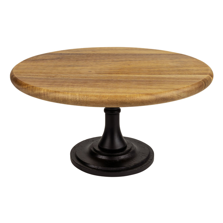 Krumble Taartplateau hout met zwarte poot - 29 x 15 cm (3)