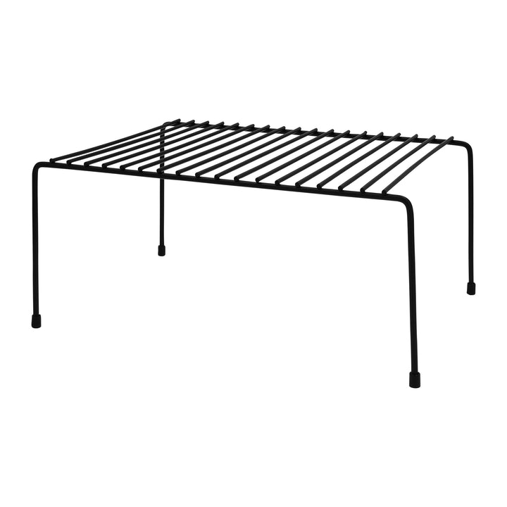 QUVIO Uitschuifbaar keukenkast organizer - Metaal - Zwart (3)