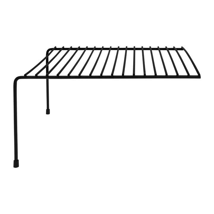 QUVIO Uitschuifbaar keukenkast organizer - Metaal - Zwart (4)