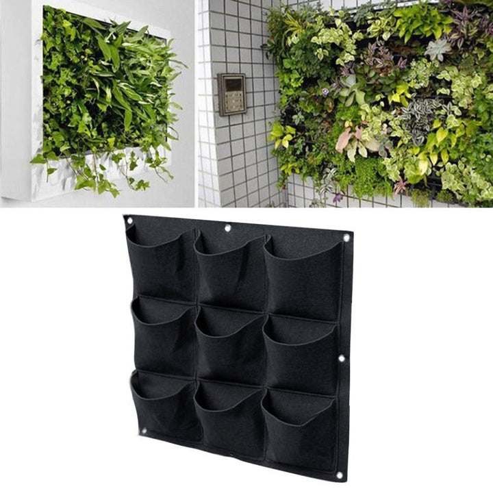 QUVIO Verticale tuin - plant wand met 9 vakken - 50 x 50 centimeter (2)