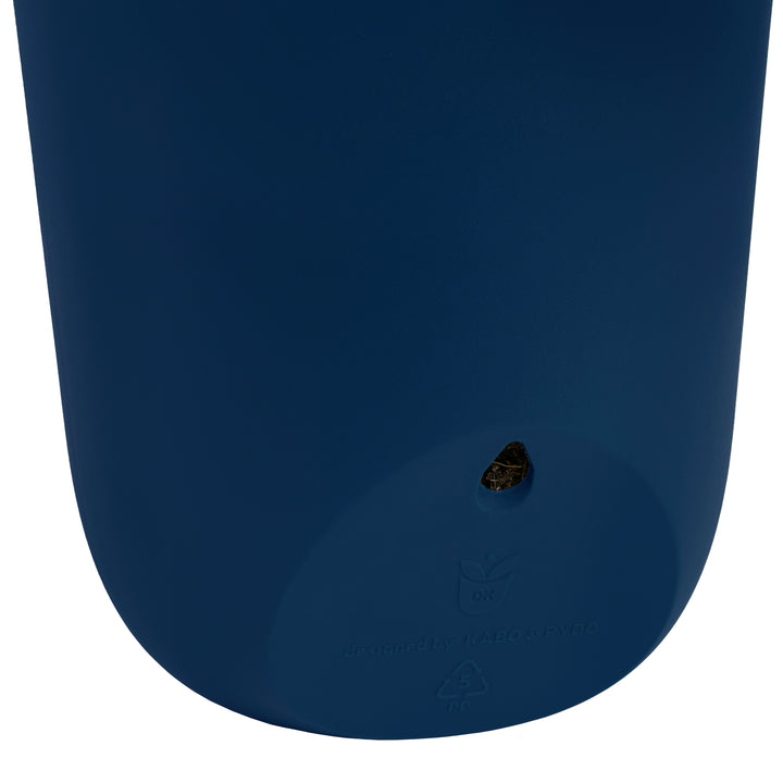 QUVIO Wand bloempot-trio plastic - Donker Blauw - POPPY (4)