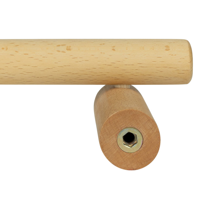 QUVIO Houten kledingrek stang - Hout - 45 cm - Bruin (4)