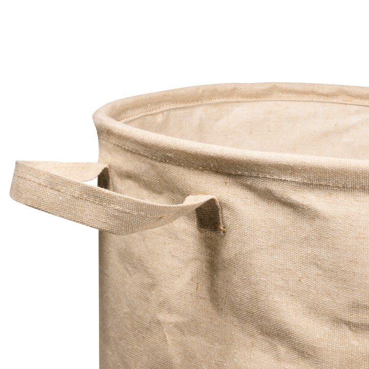 QUVIO Wasmand rond - kraftlook - L (2)