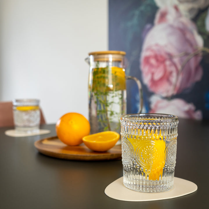 Krumble Waterglas vintage - 260 ml - Set van 6 (4)