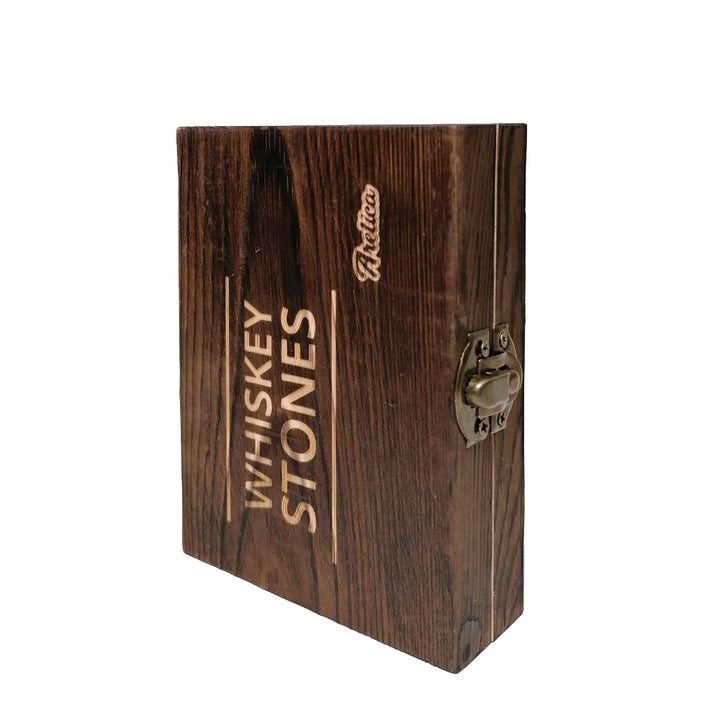 Aretica Whiskeystenen set van 9 cadeauset in houten box (2)