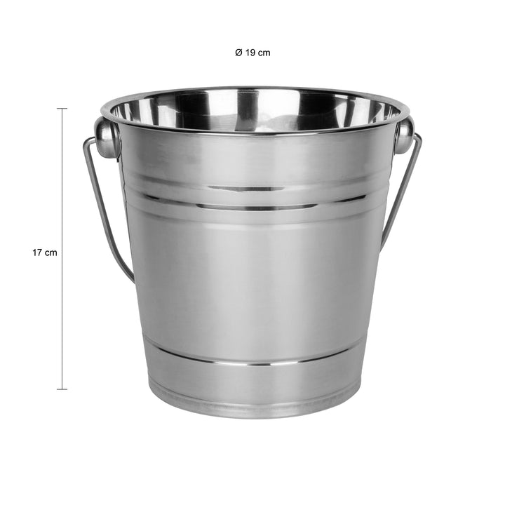 QUVIO Wijnkoeler/ijsemmer - RVS - 3 L (1)