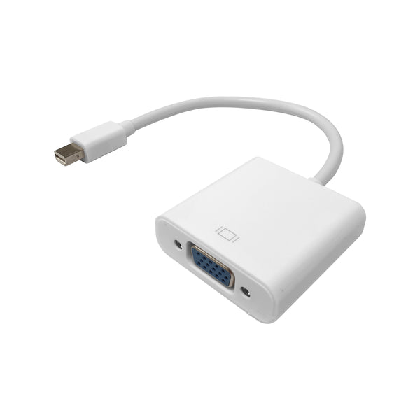 XIB Mini Display Port naar VGA adapter kabel 20cm wit