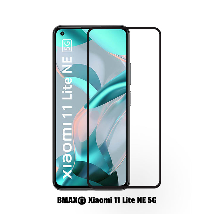2-pack BMAX Xiaomi 11 lite 5G NE - Screenprotector - Gehard glas - Full Cover (1)