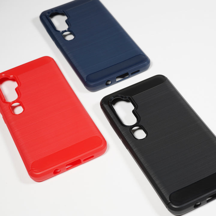 BMAX Carbon soft case hoesje voor Xiaomi Mi Note 10 Pro - Black/Zwart (3)