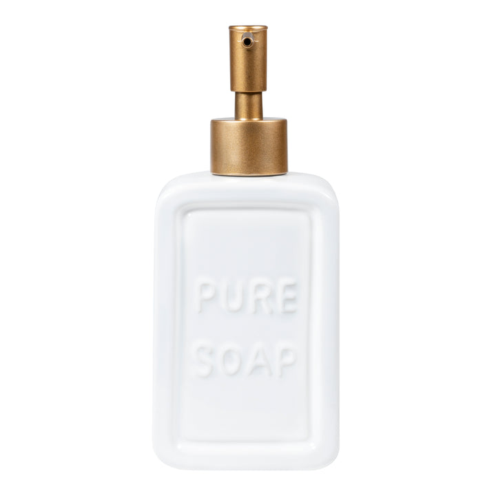 QUVIO Zeep dispenser 'pure soap' - Wit (2)