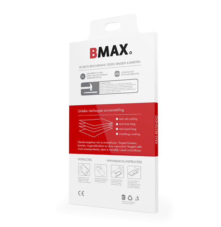 2-pack BMAX Nokia 5.4 Screenprotector - Gehard glas - Full Cover (3)