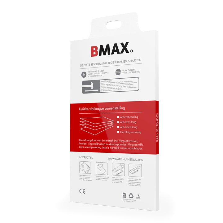 2-pack BMAX Sony Xperia 10 Screenprotector - Gehard glas - Full Cover (2)