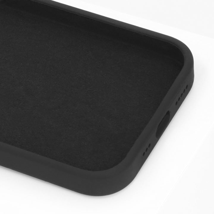 BMAX Liquid silicone case hoesje voor iPhone 14 Pro - Zwart/Black (3)
