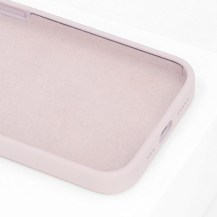 BMAX Liquid silicone case hoesje voor iPhone 13 - Lavendel (3)