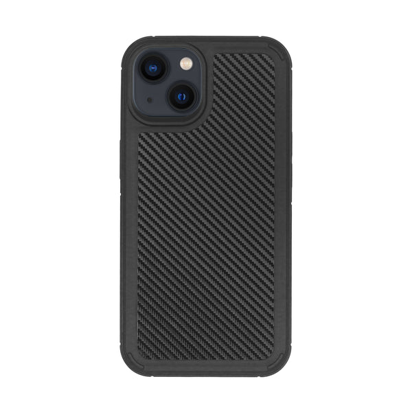 BMAX Carbon Silicone case voor iPhone 13 - Zwart