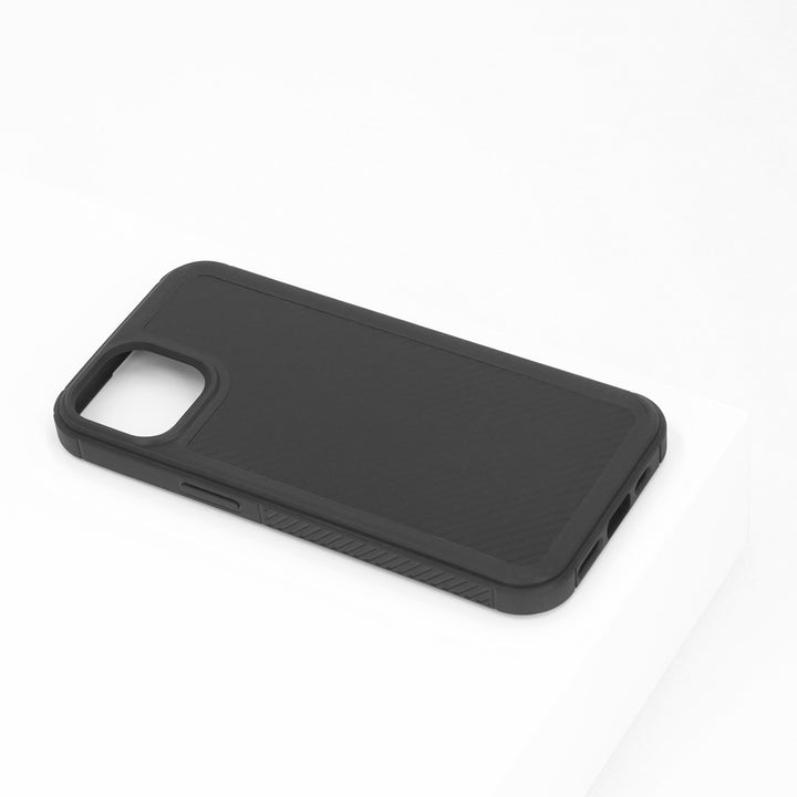 BMAX Carbon Silicone case voor iPhone 14 - Zwart/Black (1)