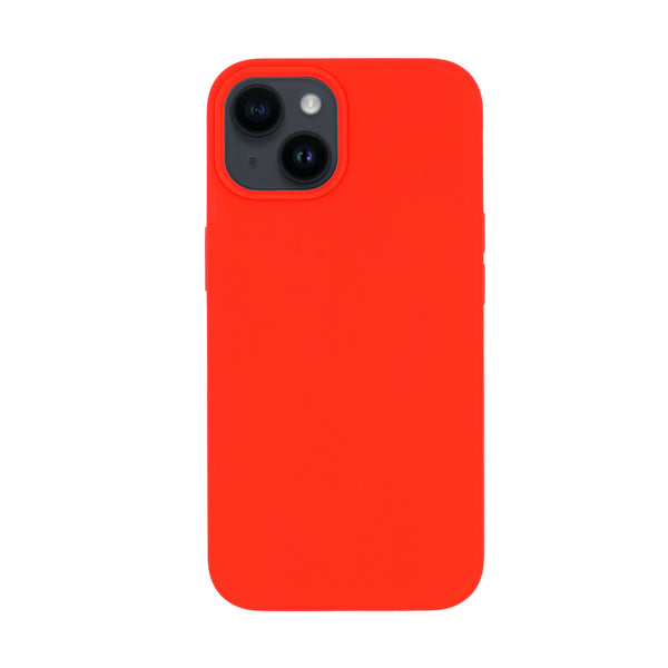 BMAX Liquid silicone case hoesje voor iPhone 14 Plus - Rood/Red
