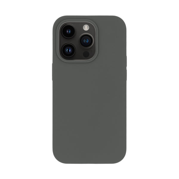 BMAX Liquid silicone case hoesje voor iPhone 14 Pro - Houtskool grijs/Charcoal grey