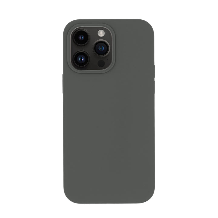 BMAX Liquid silicone case hoesje voor iPhone 14 Pro Max - Houtskool grijs/Charcoal grey