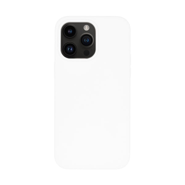 BMAX Liquid silicone case hoesje voor iPhone 14 Pro Max - Wit/White