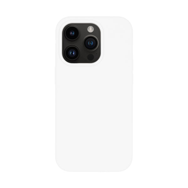 BMAX Liquid silicone case hoesje voor iPhone 14 Pro - Wit/White