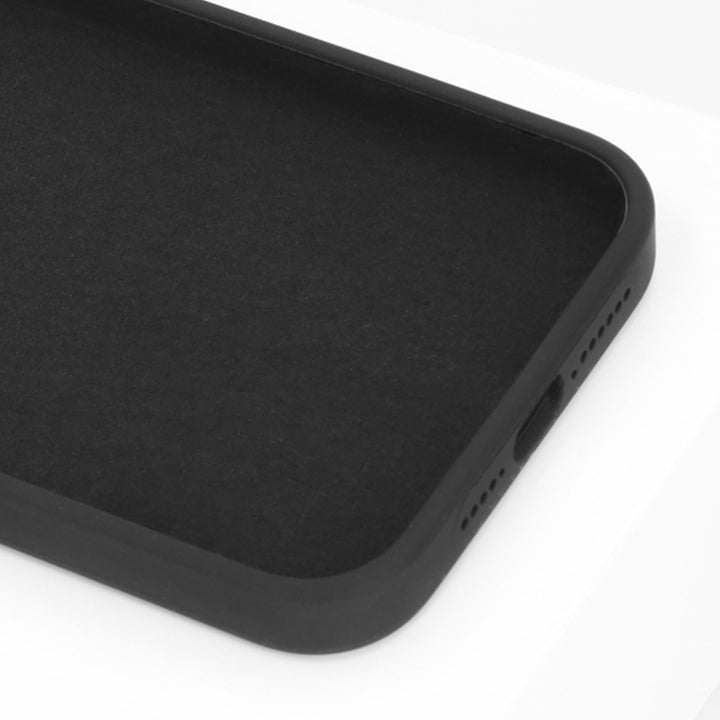 BMAX Liquid silicone case hoesje voor iPhone 14 Plus - Zwart/Black (3)
