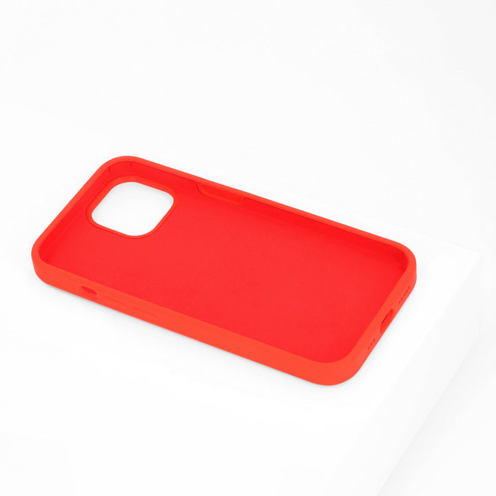 BMAX Liquid silicone case hoesje voor iPhone 14 - Rood/Red (2)
