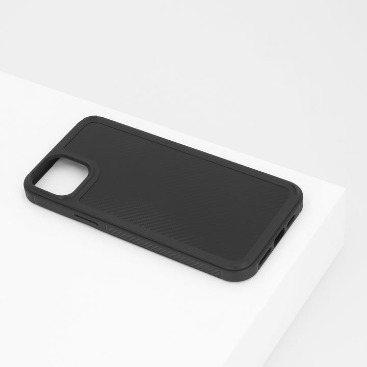 BMAX Carbon Silicone case voor iPhone 14 Plus - Zwart/Black (1)