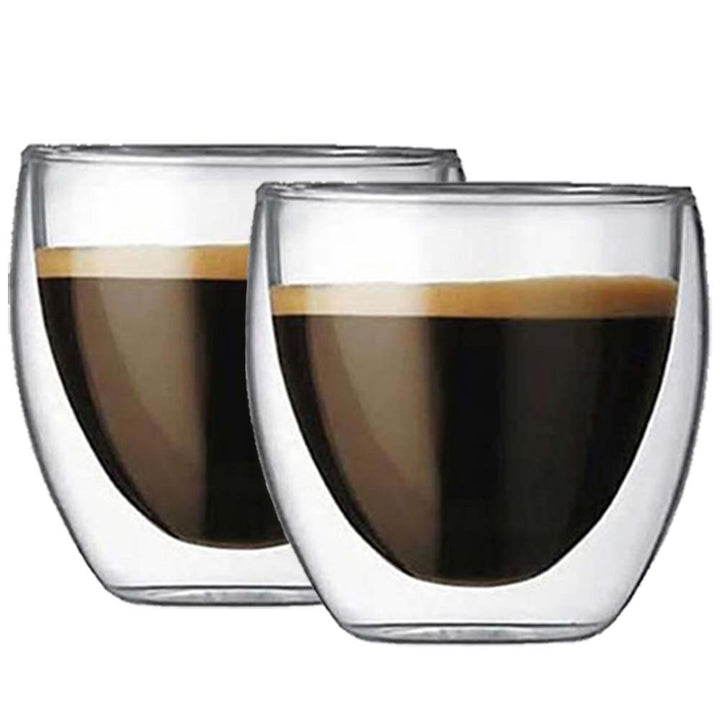 Krumble Espresso glas dubbelwandig set van 2