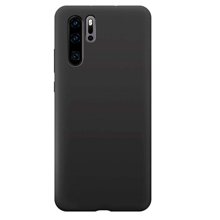BMAX Liquid silicone case hoesje voor Huawei P30 Pro - Zwart (3)