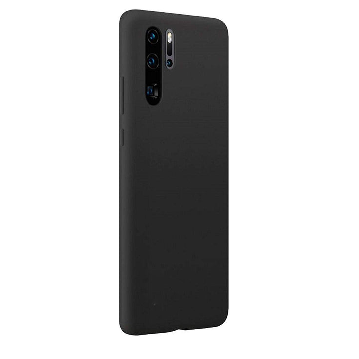 BMAX Liquid silicone case hoesje voor Huawei P30 Pro - Zwart (1)