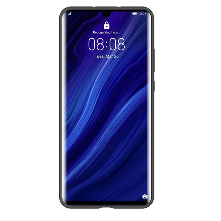 BMAX Liquid silicone case hoesje voor Huawei P30 Pro - Zwart (2)