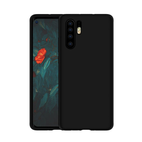 BMAX Liquid silicone case hoesje voor Huawei P30 Pro - Zwart