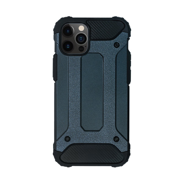 BMAX Classic Armor Phone Case iPhone 12 Pro - Navy Blue/Blauw