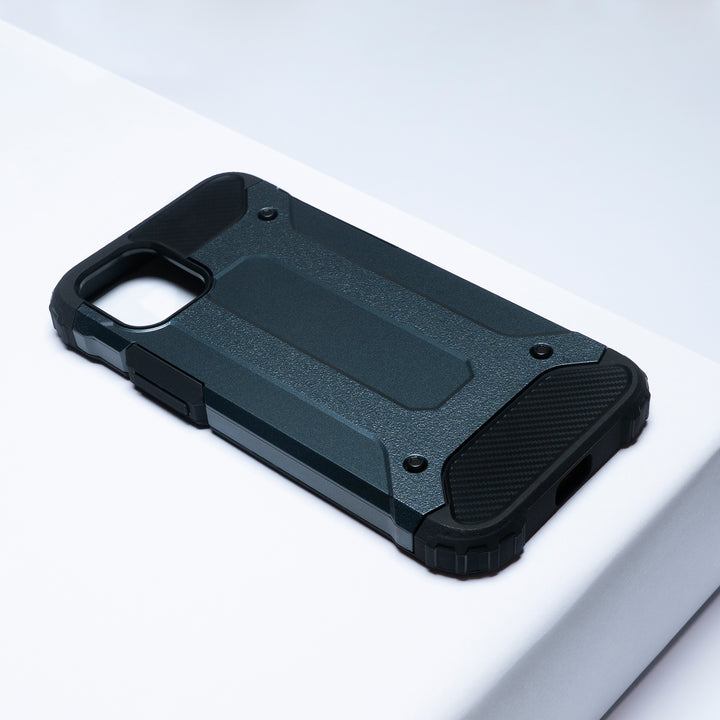 BMAX Classic Armor Phone Case iPhone 12 Mini - Navy Blue/Blauw (1)