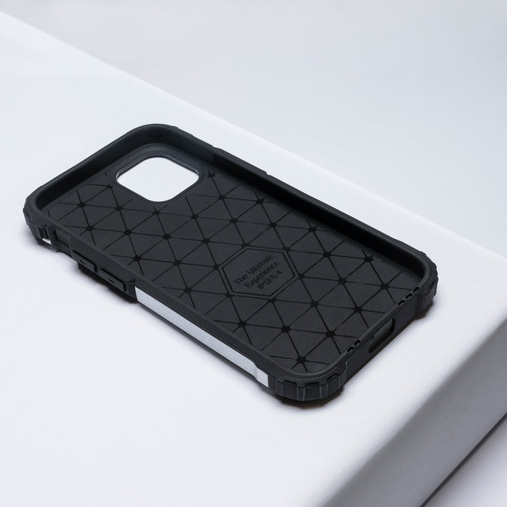 BMAX Classic Armor Phone Case iPhone 12 Mini - Silver/Zilver (2)