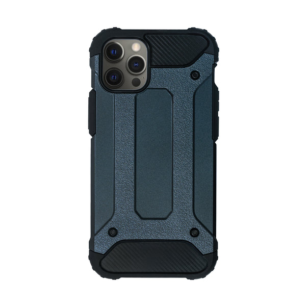 BMAX Classic Armor Phone Case iPhone 12 Pro Max - Navy Blue/Blauw