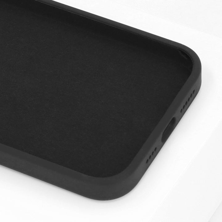 BMAX Liquid silicone case hoesje voor iPhone 14 - Zwart/Black (3)