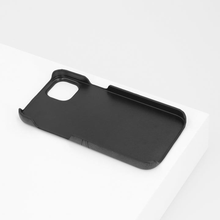 BMAX PU Leather Card Slots Hard Case hoesje voor iPhone 14 Plus - Black/Zwart (2)