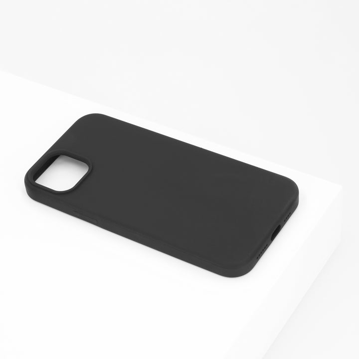 BMAX Liquid silicone case hoesje voor iPhone 14 Plus - Zwart/Black (1)